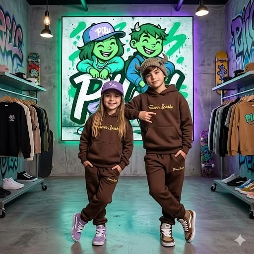 Conjuntos Baggy Oversize de Niños