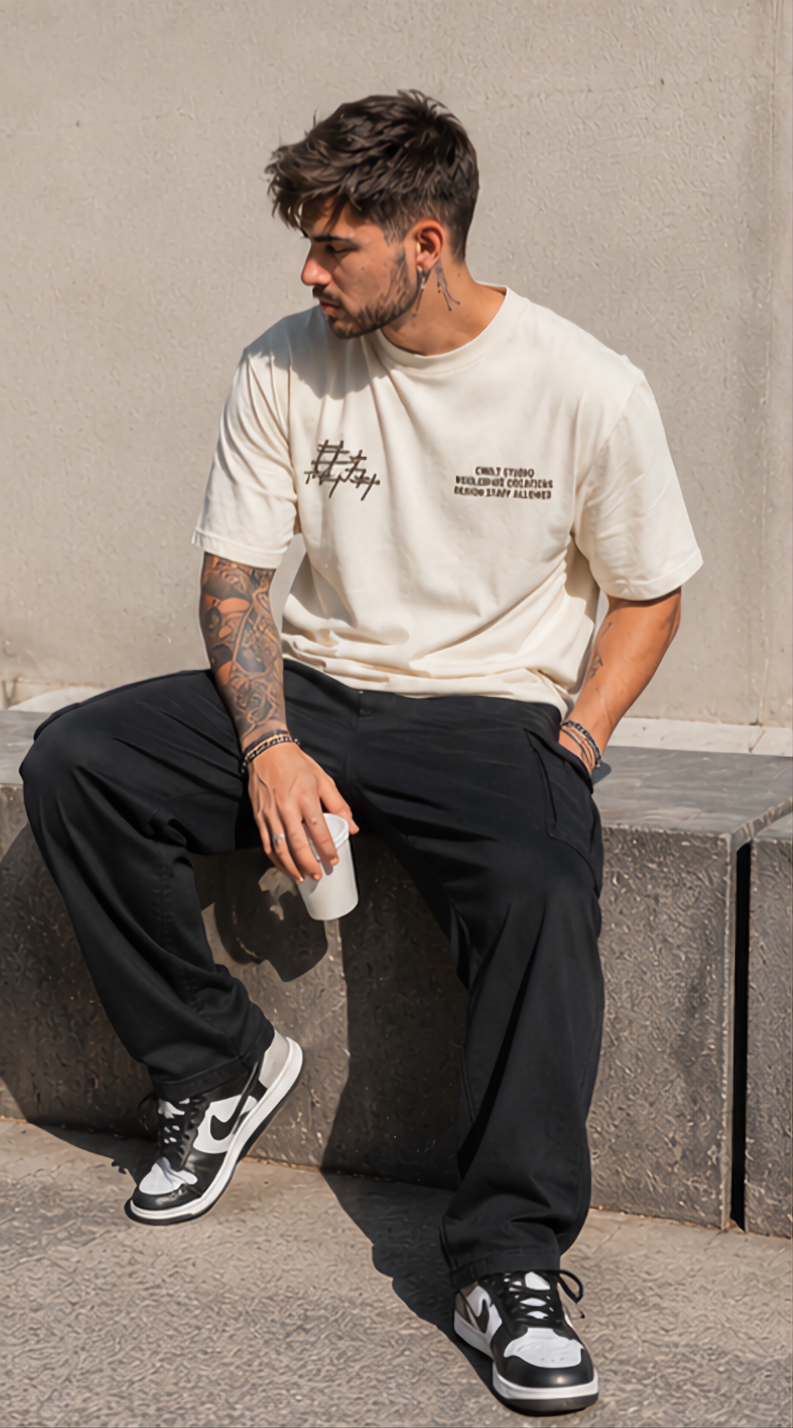 Remera Oversize Estampadas Algodón Peinado - Imagen 2