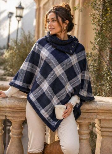 Poncho Tapado con Corderito