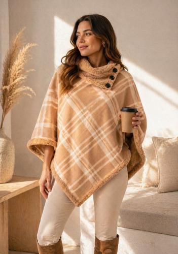 Poncho Polar con Corderito