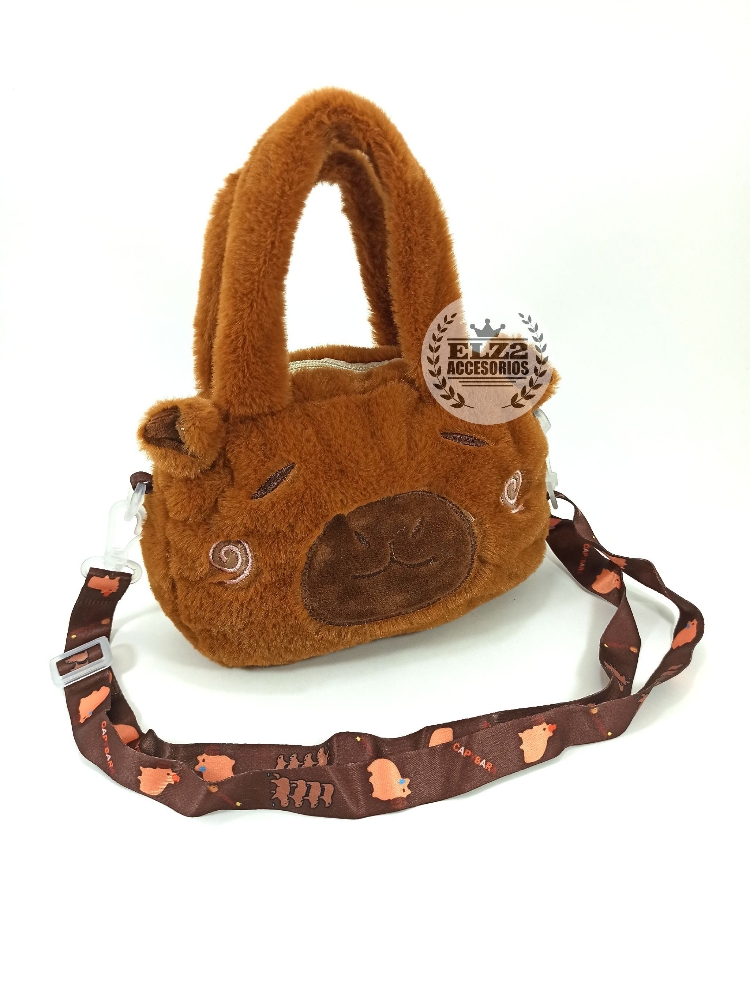 Bolsitos de Capibara Peluche Importados - Imagen 1