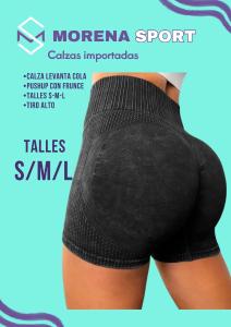 Short Importado Calidad Premium Negro Prelavado