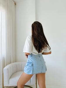 Pollera Cargo Jeans