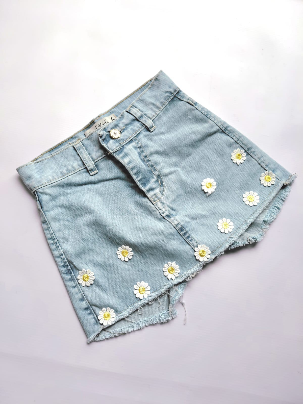 Short Pollera C/margaritas - Imagen 2