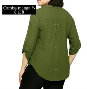 Camisa Manga 3/4 Especial Liso