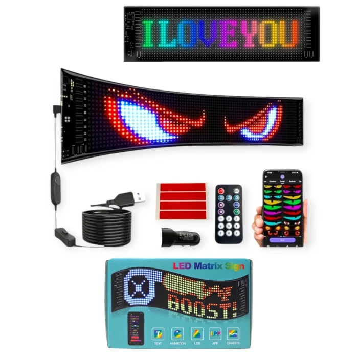 Cartel Led Flexible Programable Auto C/control App (lm-4421)