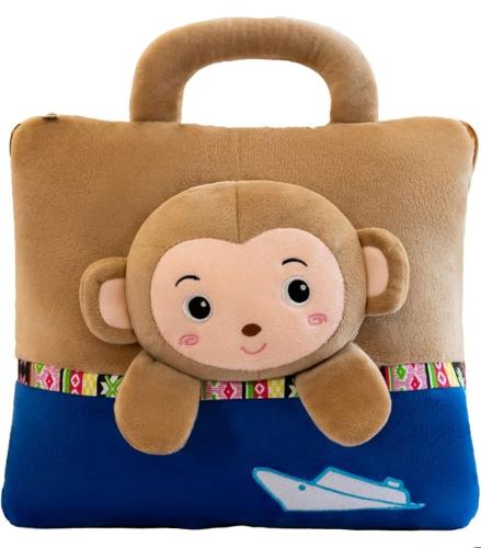 Bolsito Almohada de Viaje con Manta en Valija