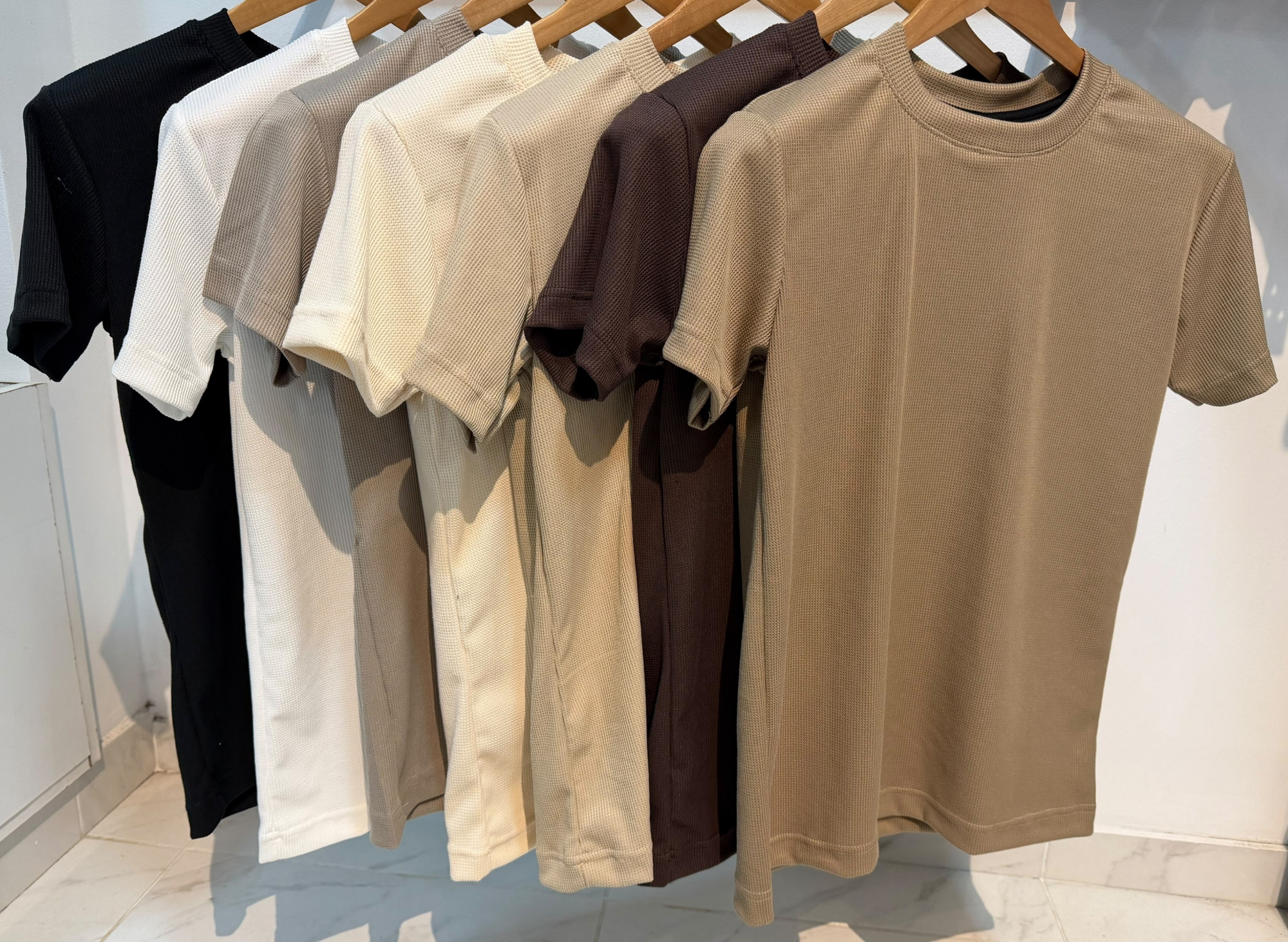 Remeras Básicas Waffle - Imagen 4