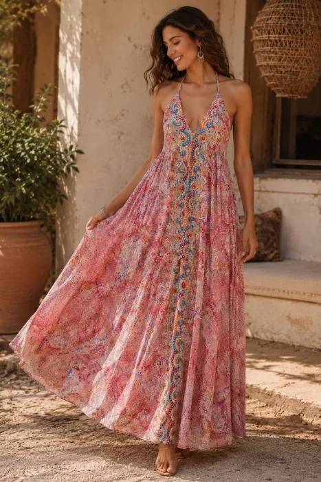 Vestido Coral