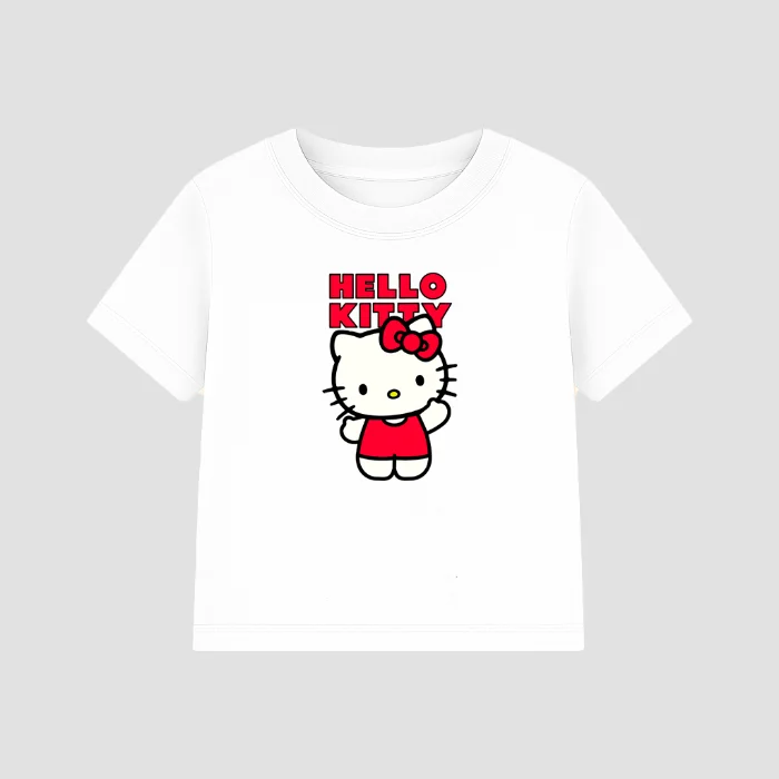 Remera M/corta Hello Kitty Algodon Peinado