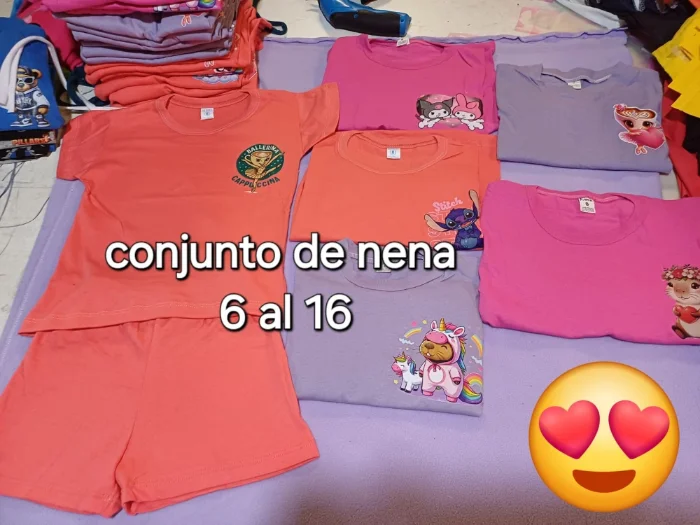 Conjunto Algodón Nene Remera Short