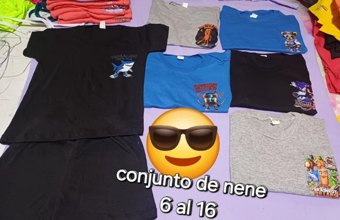 Conjunto Nene Algodón Short Remera