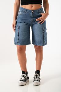 4008 Bermuda Cargo Jeans - Miniatura 3