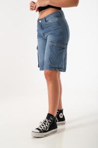 4008 Bermuda Cargo Jeans - Miniatura 4