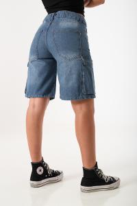 4008 Bermuda Cargo Jeans - Miniatura 5