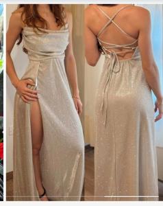 Vestido Largo Gliter