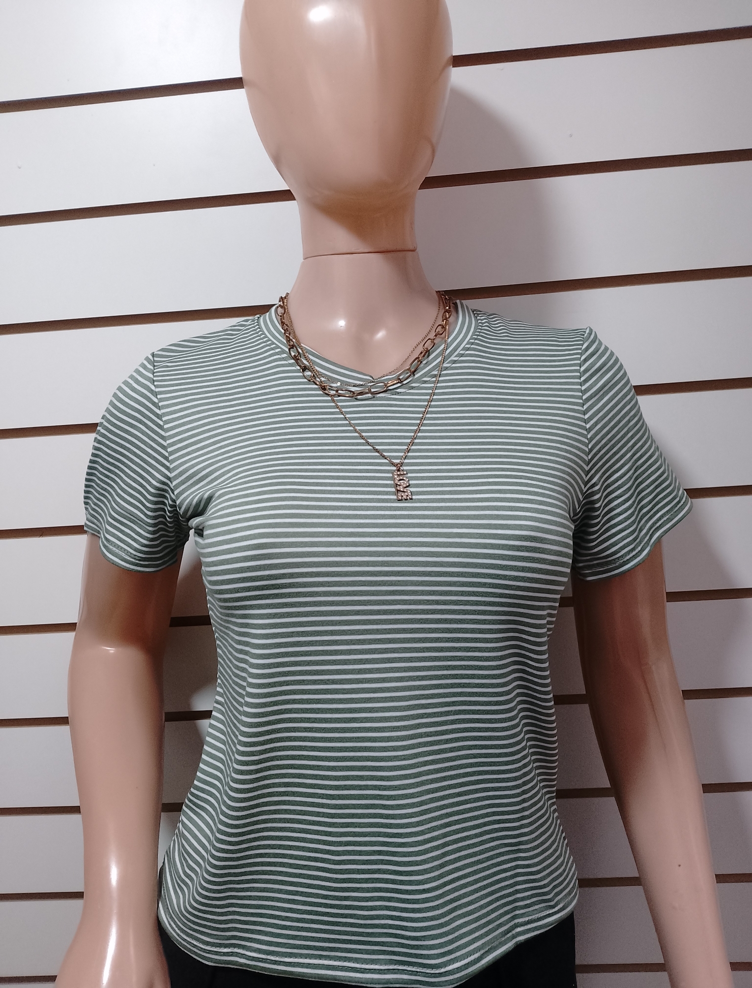 Remeras de Modal Viscosa Rayada - Imagen 2