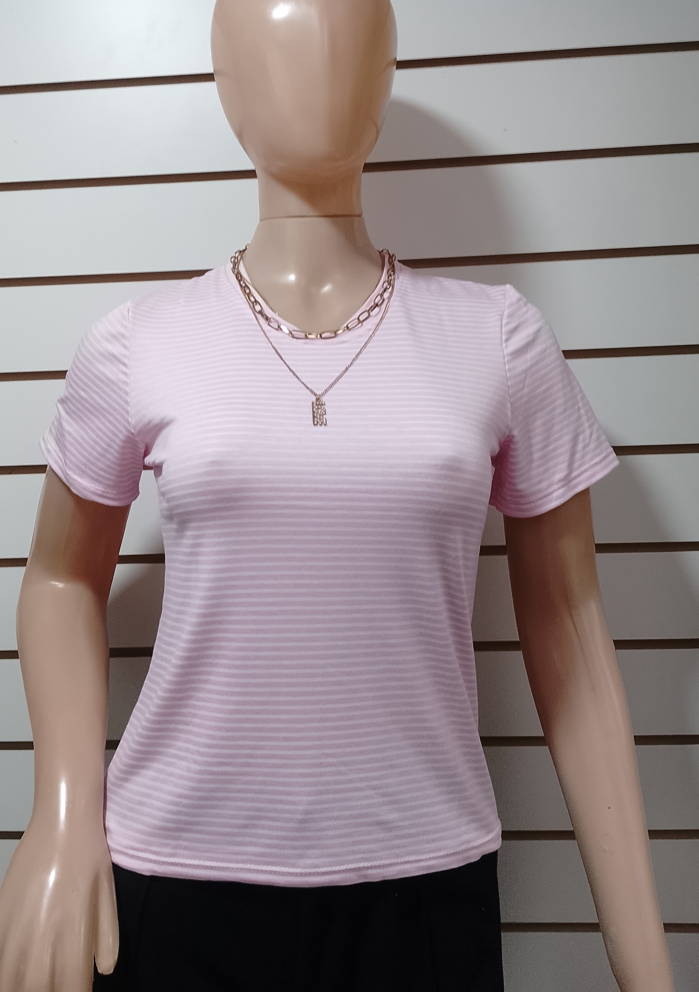 Remeras de Modal Viscosa Rayada - Imagen 3