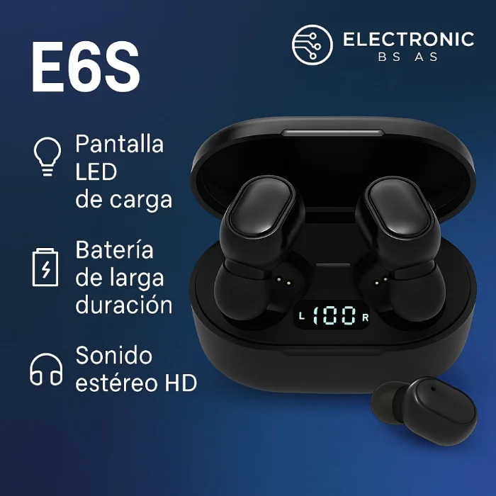 Auriculares Inalámbricos Bluetooth E6s