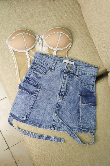 Pollera Cargo Elastizado