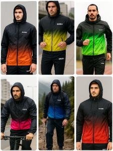 Campera Rompeviento Hombre Degradé X Mayor