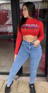 Pantalón Chupin Celeste Nevado