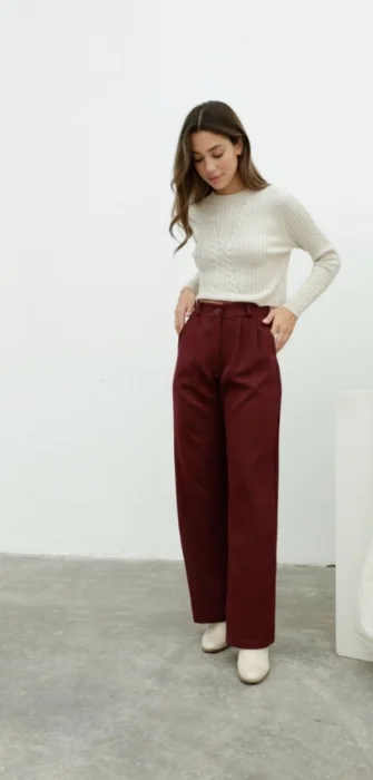 Pantalon Sastrero Wide Leg