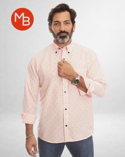 Camisa Rígida Clásica Pintitas Hombre