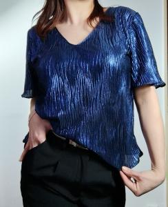 Blusa Plisado Brillos