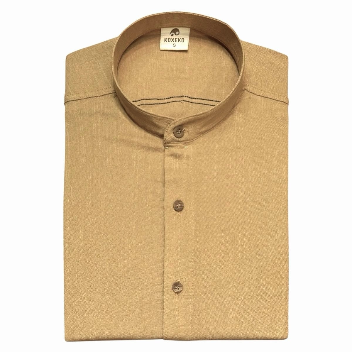 Camisa de Lino Cuello Mao Elastizado - Imagen 5