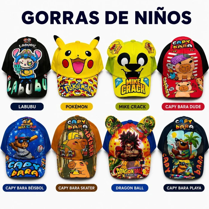 Gorras de Niños con Orejitas