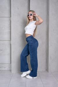 F707 Z- Wide Leg Azul C/bigote - Miniatura 2