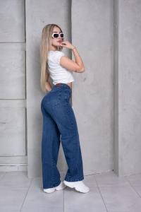 F707 Z- Wide Leg Azul C/bigote - Miniatura 3