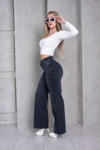 F707g- Wide Leg Gris - Miniatura 2