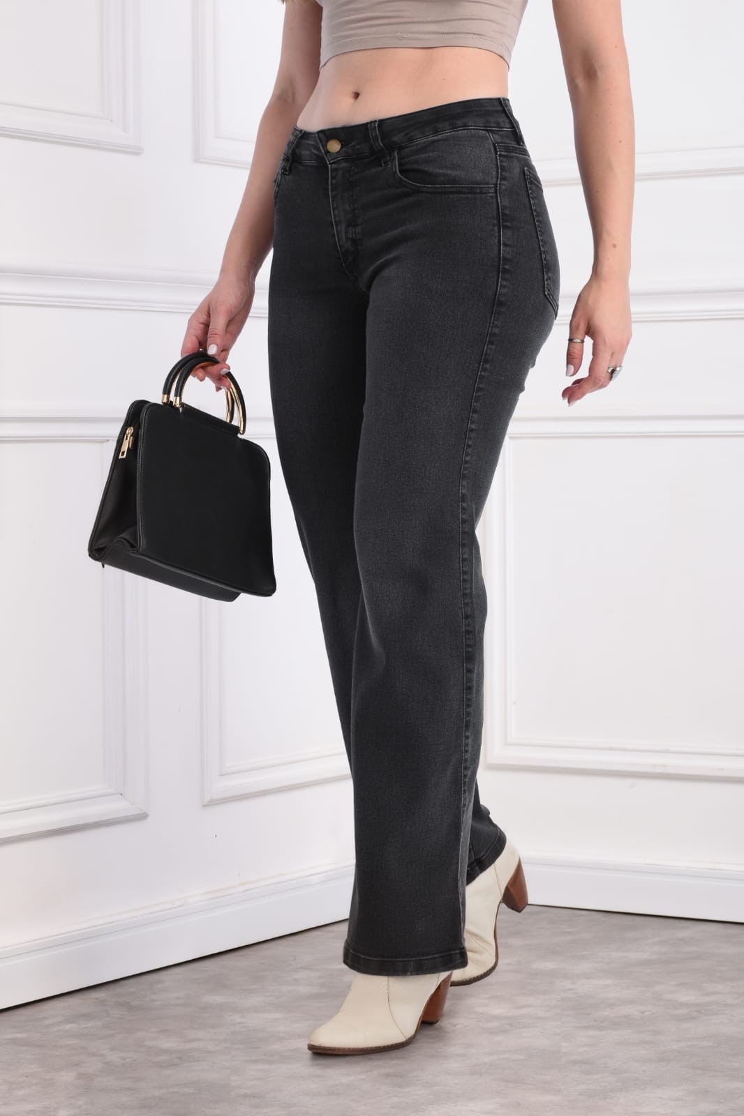 Art F708go Wide Leg Gris Marengo - Imagen 2