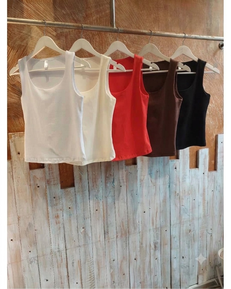 (em4100) Musculosa Algodon Clycra 4865 - Imagen 3