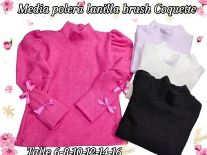 Media Polera de Lanilla Brush Coquette