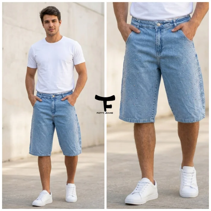 Bermudas C/stras Hombre