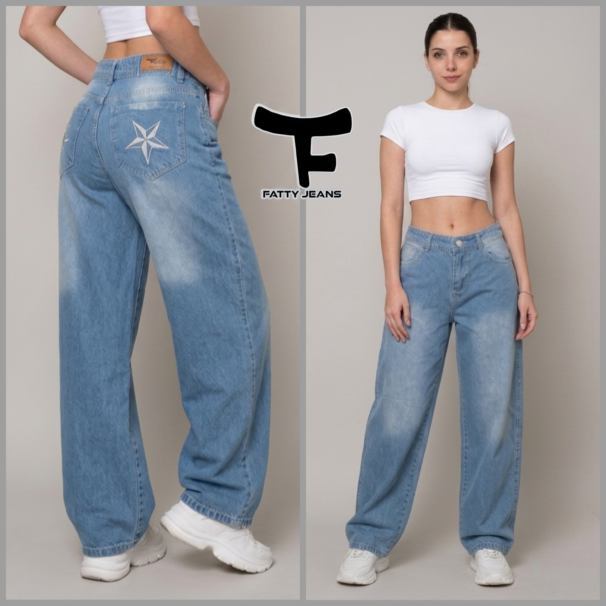 Baggy C/bordado Dama - Imagen 1