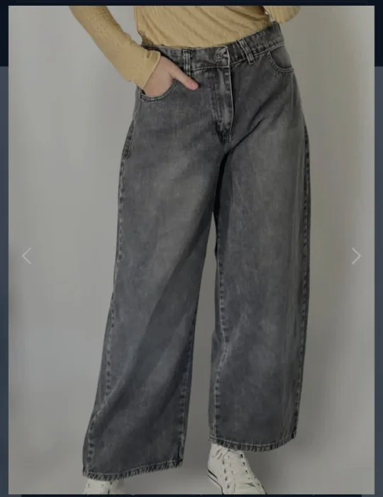 Art 25i104jeans Wide  Gris Gaspeado!!