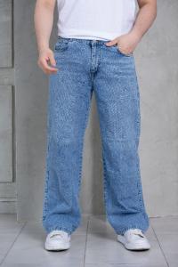 Jeans Baggy Localizado Celeste - Miniatura 2