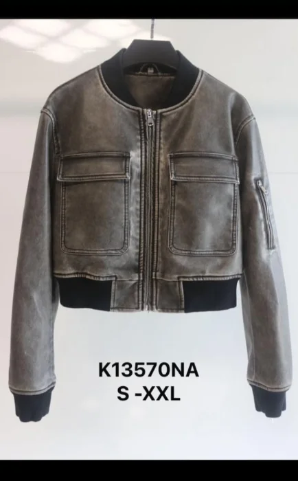 Cuero Bomber Cargo Yd Cod:13570na