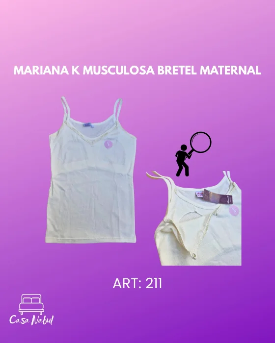 Camiseta Maternal Amamantar Bretel Morley Puro Algodon