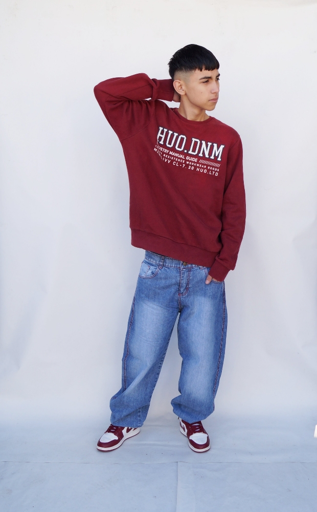 Baggi Teens Azul C/bordado - Imagen 2
