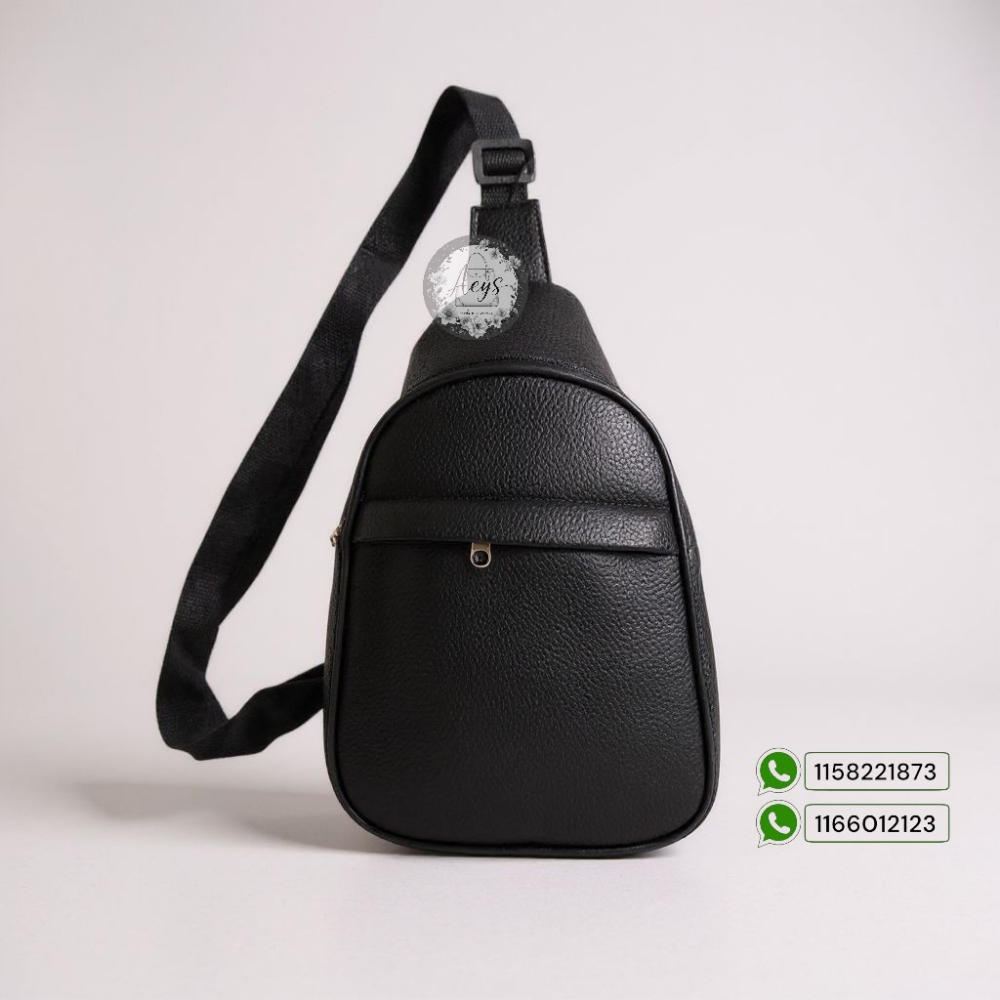 Pechera con Bolsillo Atrás, Pu Nacional, Mide 31cm × 18cm × 6cm Aprox, Marroquinería - Imagen 2