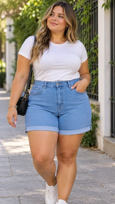 Short Talle Especial Dama Jean