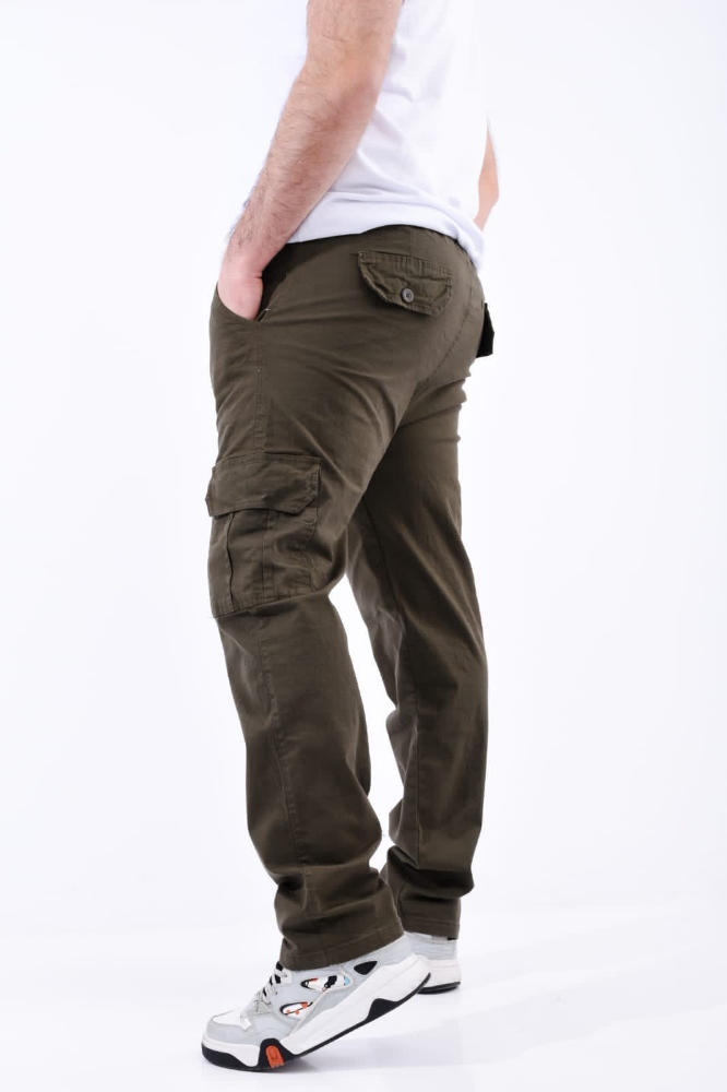 Pantalon  Cargo. Efecto. Lavado (gabardina. Elastisado) - Imagen 4