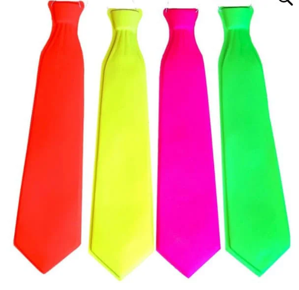 Corbatas Fluor 12 Unidades