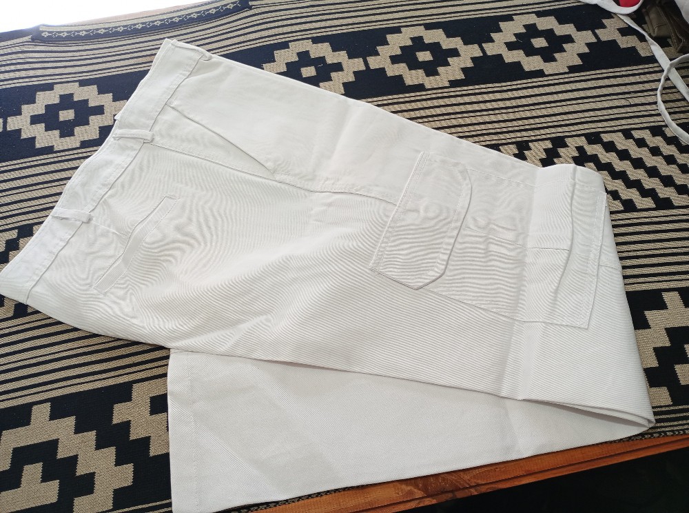 Pantalon Cargo de Trabajo Blanco - Imagen 4