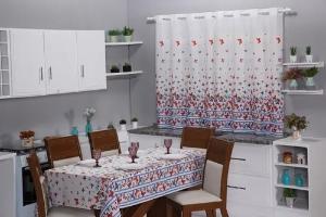 Cortina + Mantel Estampado